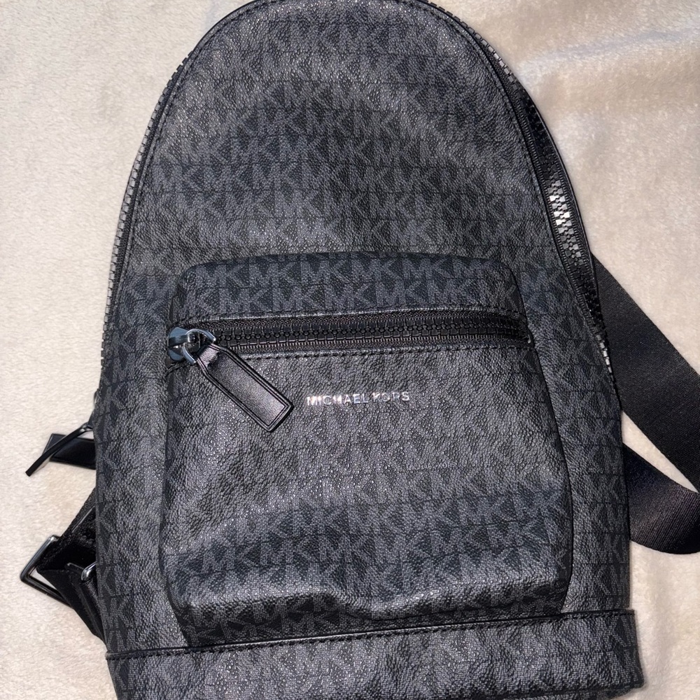 Michael Kors Monogram Black Men's Backpack